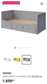 Divan hemnes gri