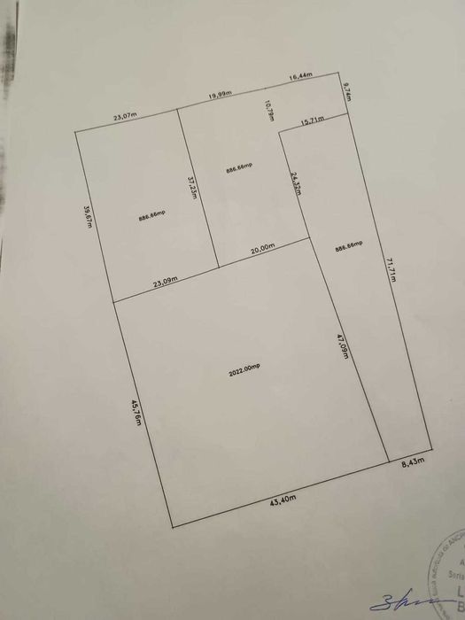 Teren de vanzare casa Cuza Voda Calarasii Vechi jud Calarasi 800 mp