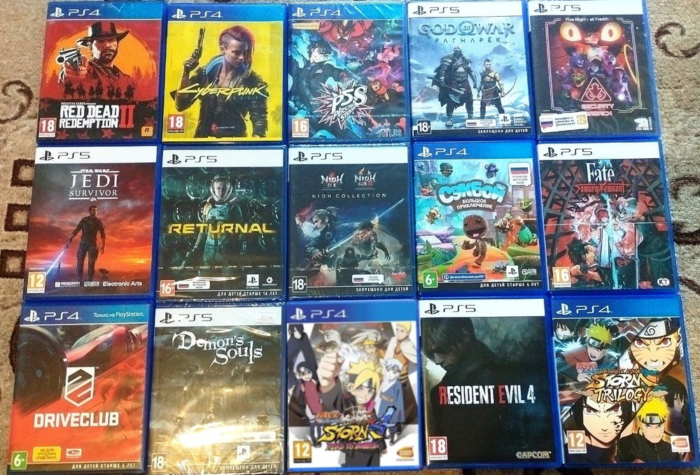 Продам игры для ps5/ps4