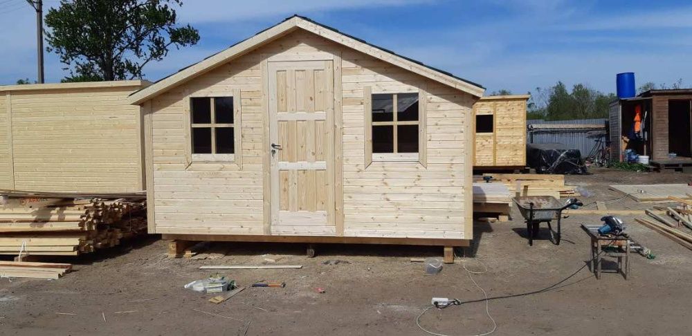 Бани, хозблоки, бытовки дачные хозпостройки. Работаем в кредит