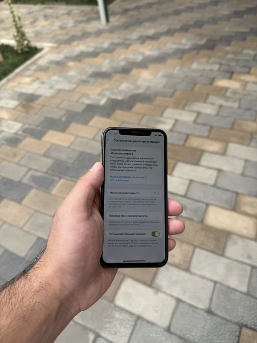 Iphone xs ayfon xs 64gb GOLD tel ideal sotiladi aybi yo face ishlidi