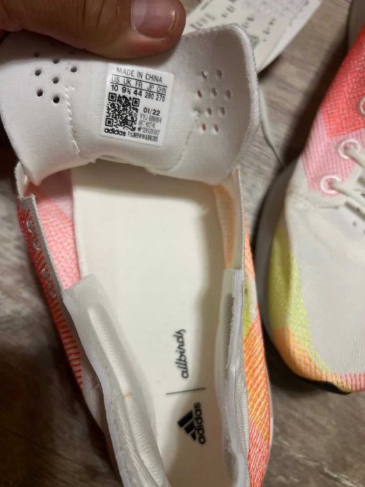 Adidas Adizero x Allbirds nr 44 noi