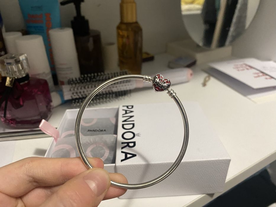 Браслет pandora маска человека-паука