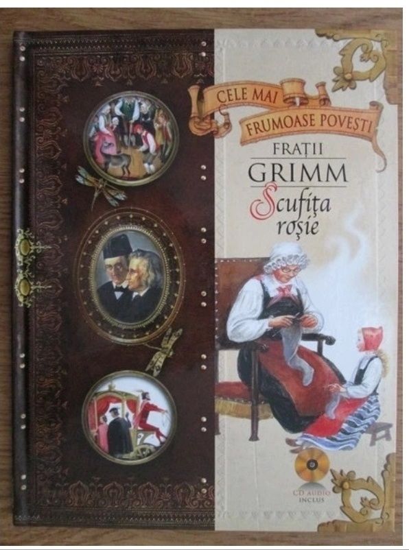 Scufița roșie, de Frații Grimm. Cu CD povești