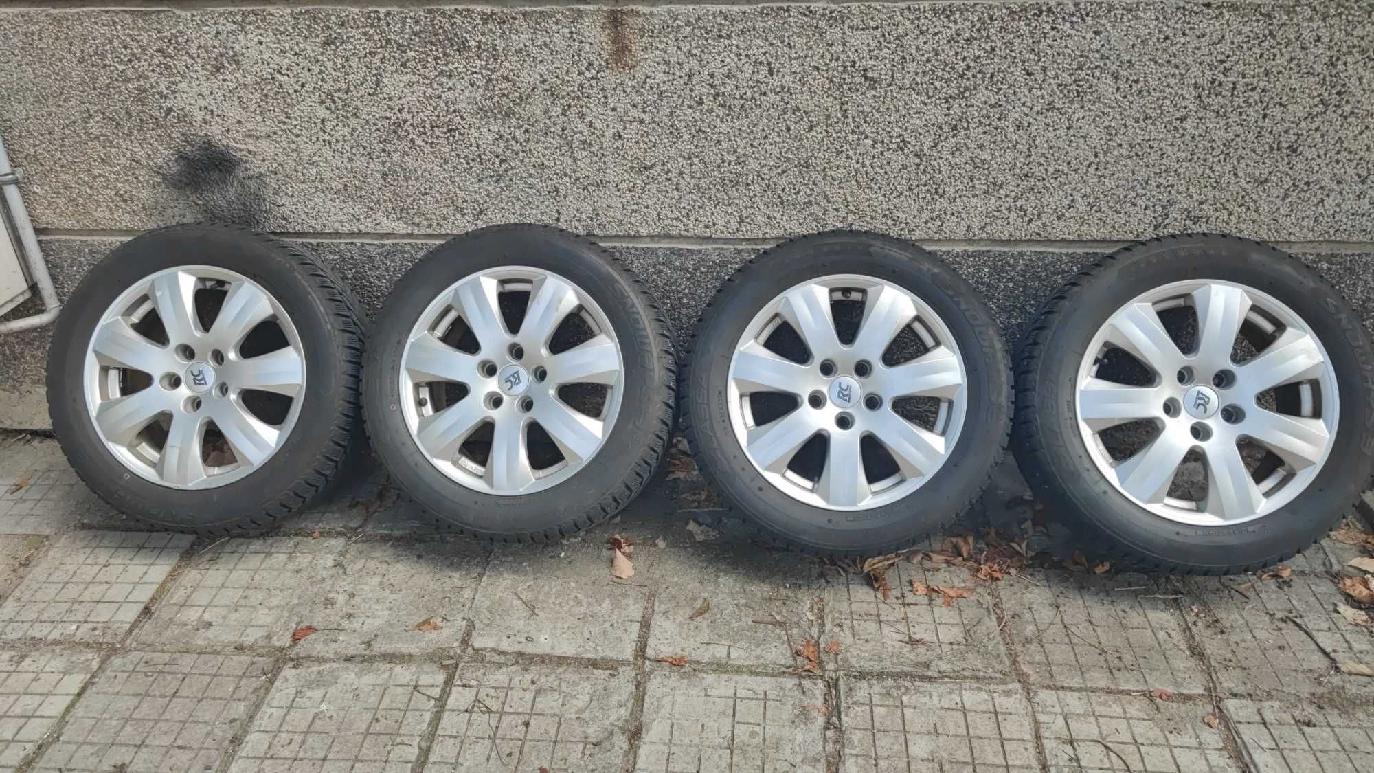 Алуминиеви джанти 16 5х112  със зимни гуми
