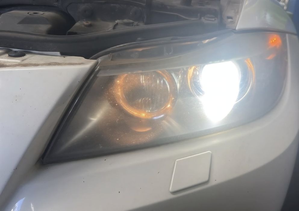 Bmw e90 lci фейс dynamic/adaptive bi xenon фарове,  лед lci фейс стопо