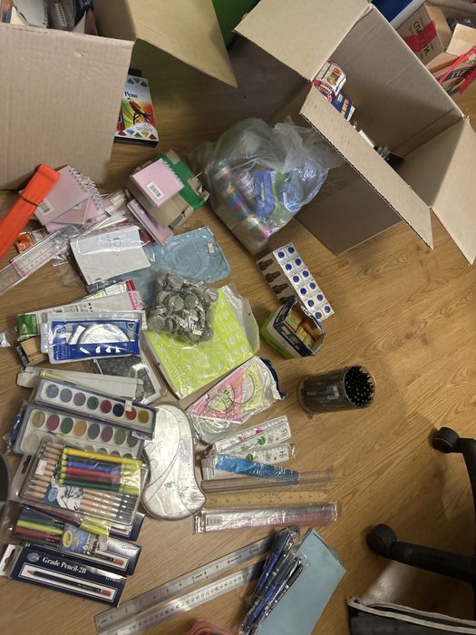 Канцтовары Лупа Шариковые Ручки Парфель файловый