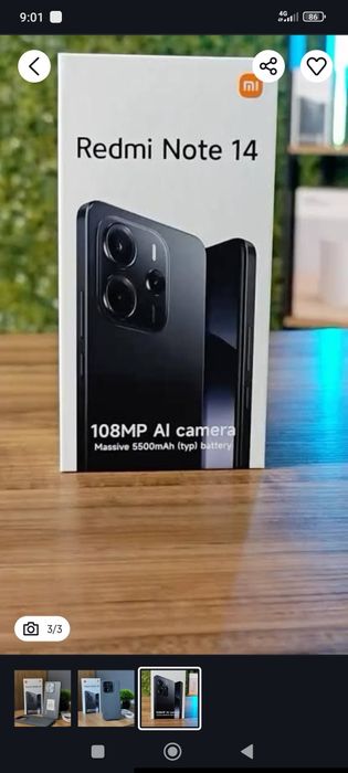 Продам Редми ноут14 в новом состоянии