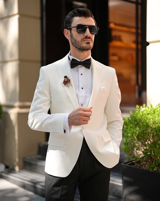 Oq oppoq kostyumlar oq kostyum