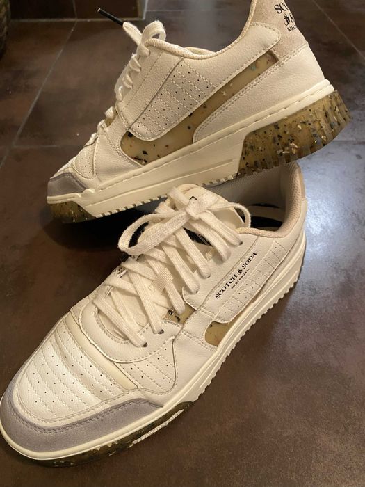 Scotch & Soda, Pantofi sport piele si piele intoarsa