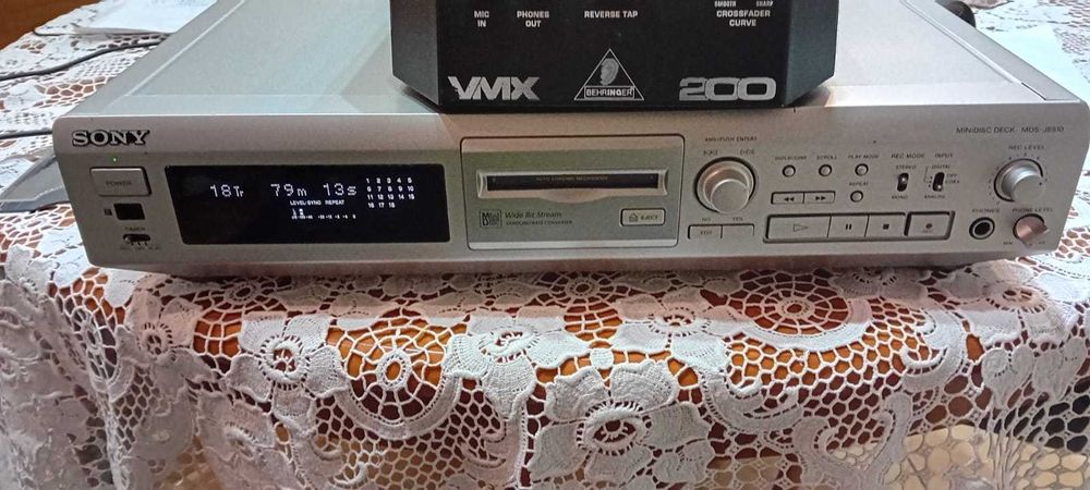 minidisc sony  mixer  behringer magnetofon grundig ts925 si deck saba