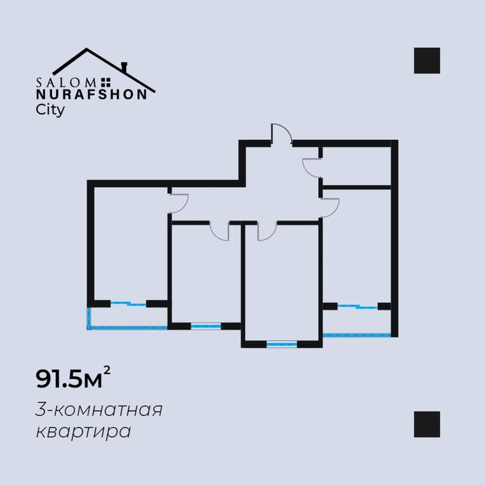 Новостройки от застройщика Салом Нурафшон