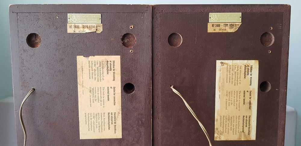 Boxe Beovox 2400 audiophile 3 cai vintage rare si bune Bang Olufsen