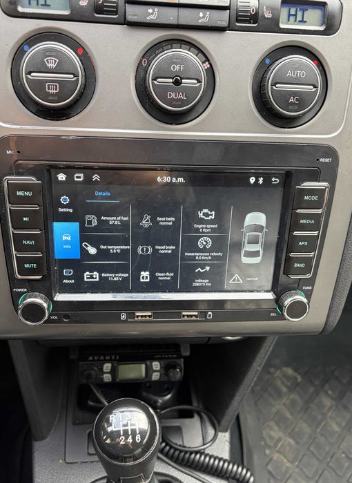 Radio casetofon Auto navigatie VW