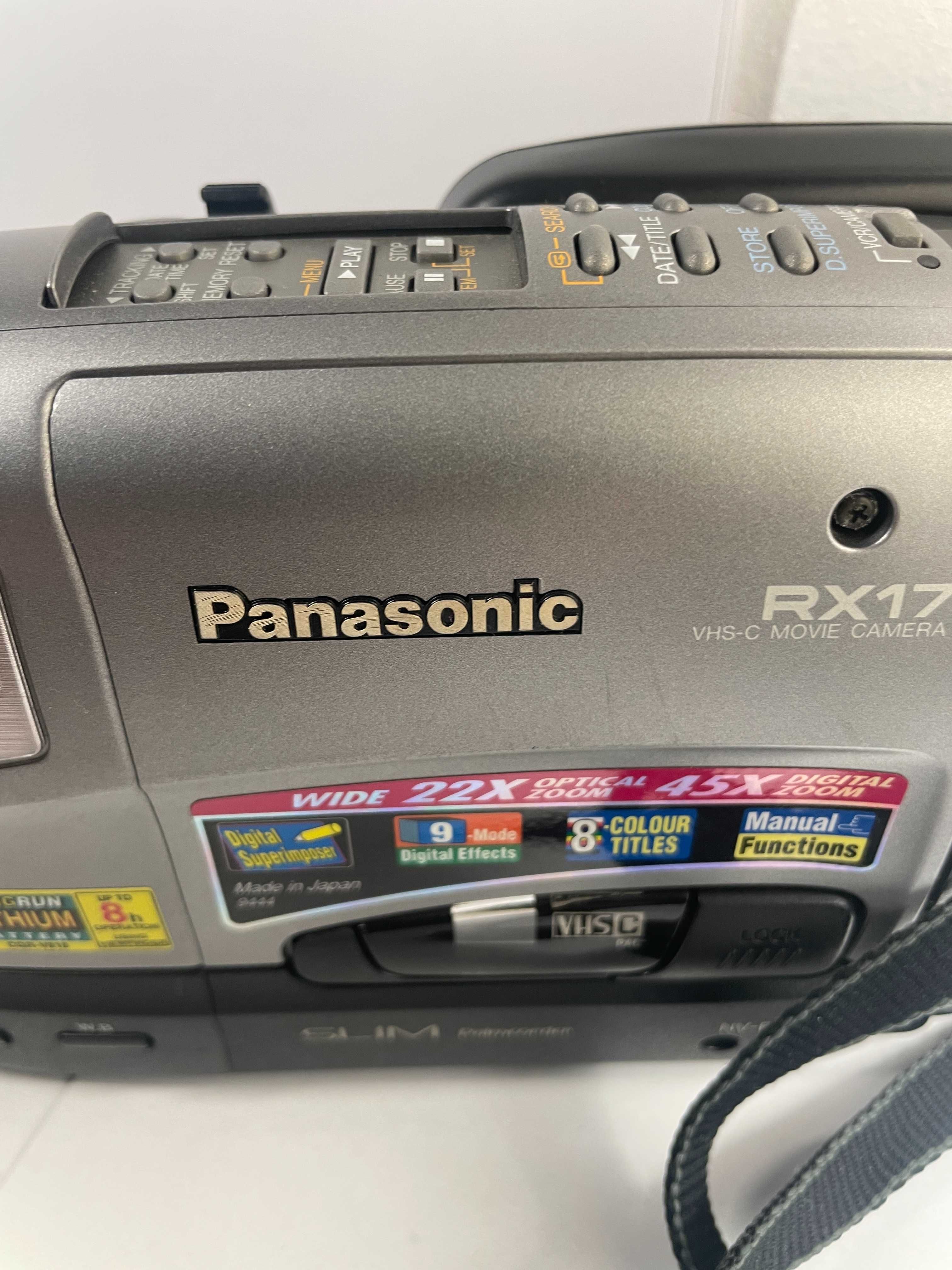 Camera Video PANASONIC vintage VHS Rx17 22Xoptic 45xdigital NU SONY