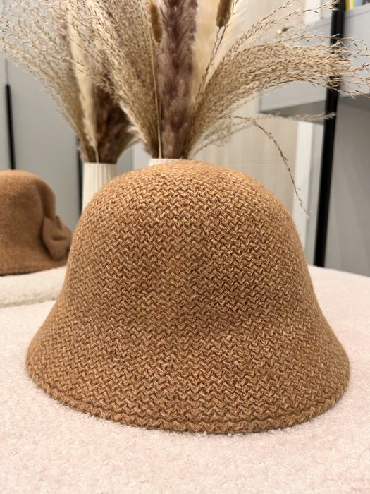 Панама женская вязаная