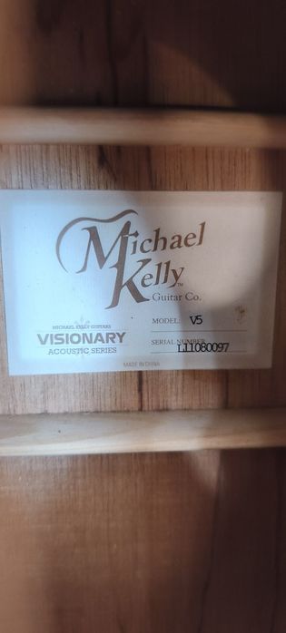 Chitara Michael Kelly V5, Gâtul Reglabil, Electro Acustica Fishman