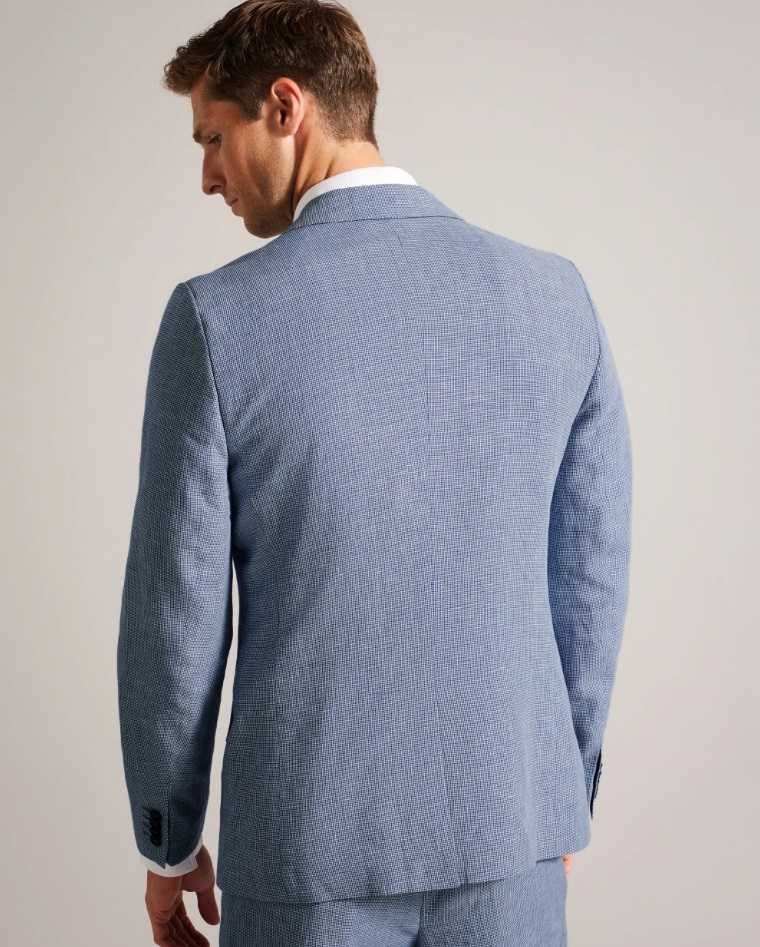 Costum slim 48 M premium Club Of Gents NOU lana super 130's open bleu