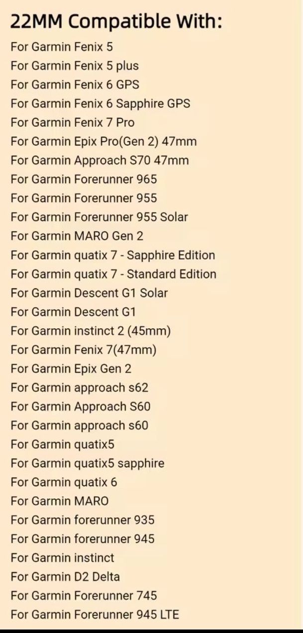 Нова спортна каишка за Garmin Fenix 7S/7X - Nylon, бързо освобождаване