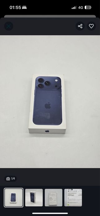 iphone 17 pro deep blue 512 gb sigilat oferta!!!