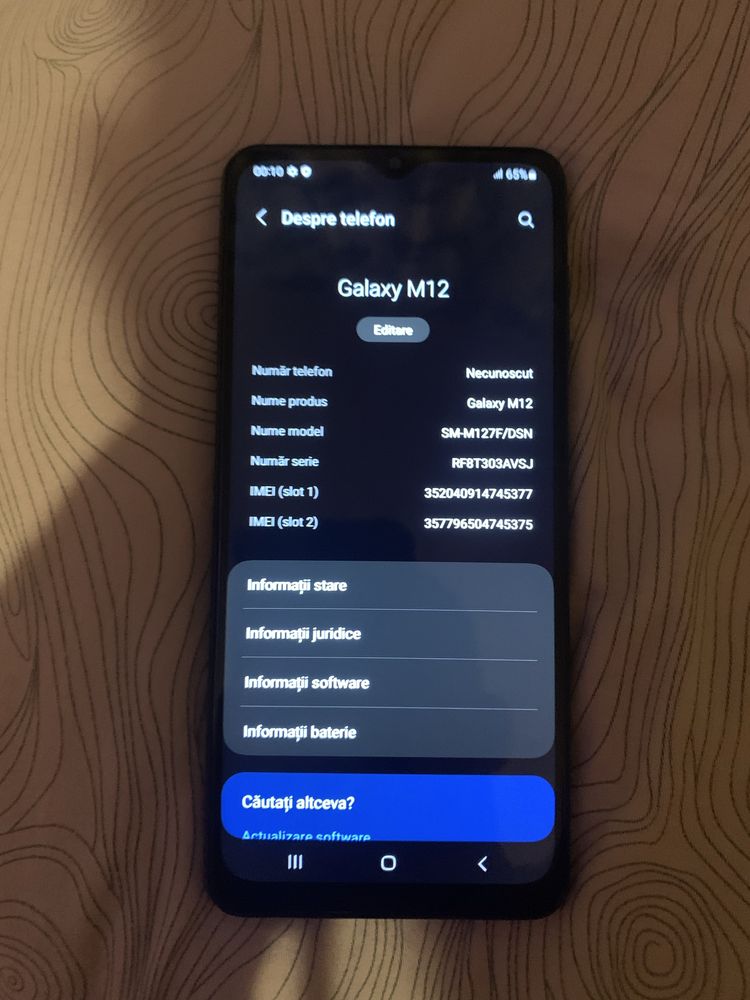 Samsung m12 vand