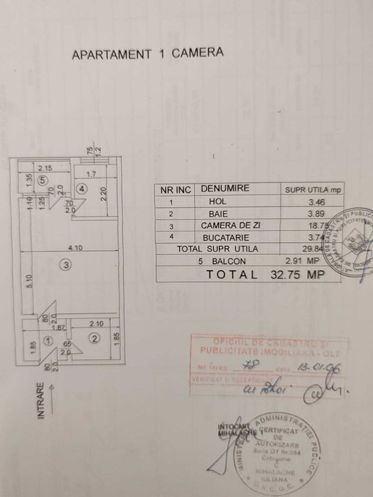 Garsonieră de vânzare