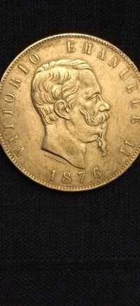 5 лири 1876, 25,02 грама
