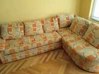 Ъглов диван,използван на 3год.,състояни ново