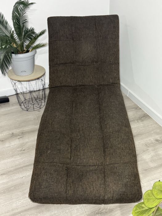 Fotoliu / sezlong  material textil maro