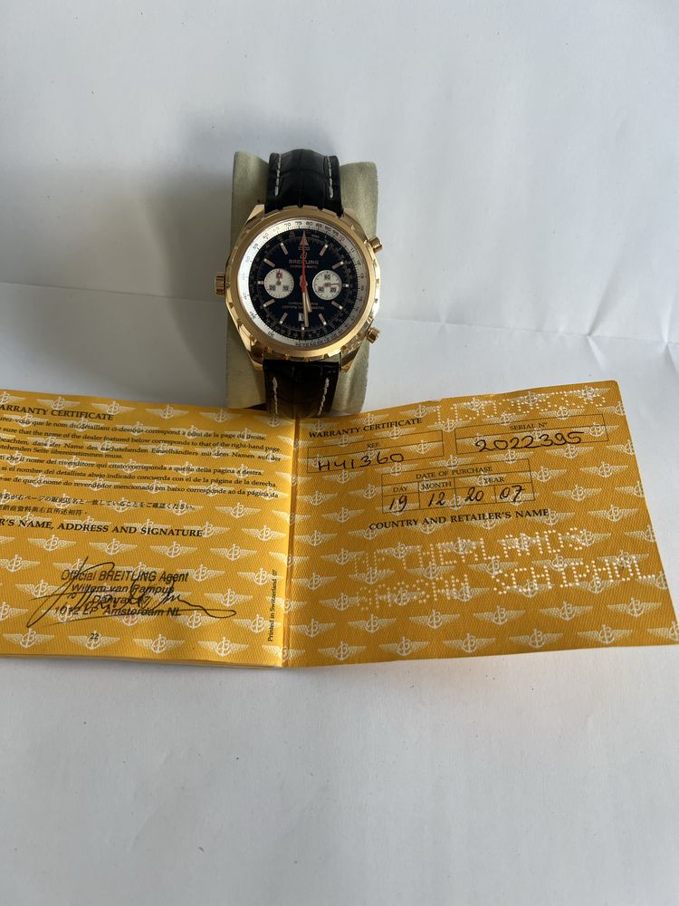 44 mm Breitling Chrono-Matic Chronograph 18 k aur,Editie Limitata 250