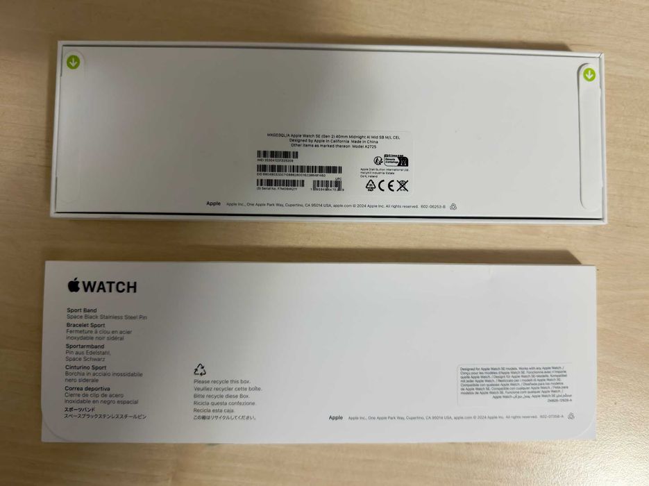 APPLE Watch SE (2nd Gen) V2, GPS + Cellular, 40mm, nou, 2 ani garantie