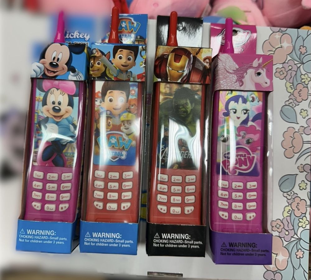 Детски интерактивен телефон Avengers/Paw Patrol/My Little Pony, Мини