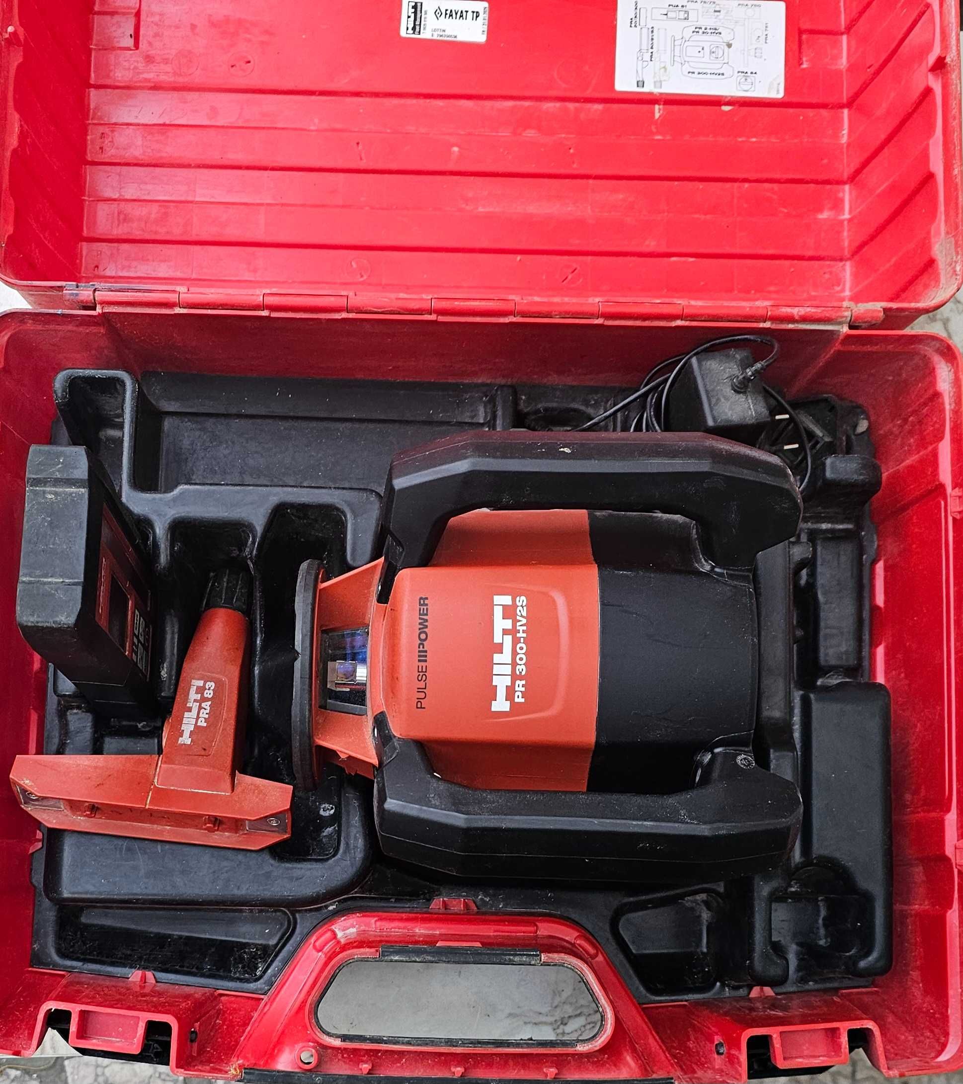 Hilti pr 300 hv2s ротационен лазерен нивелир