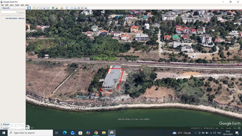 Eforie Sud pe malul lacului Techirghiol depozit 1800mp