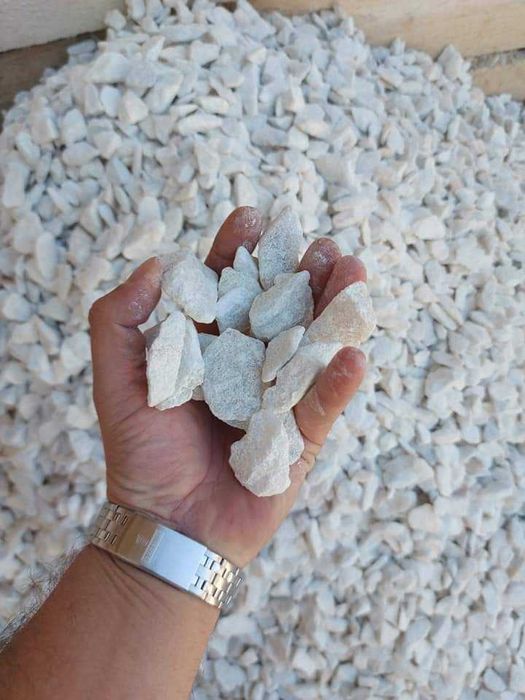 Spartură de Marmură Albă/Praf de Marmură Alb/PiatrăNaturalăDecorativă