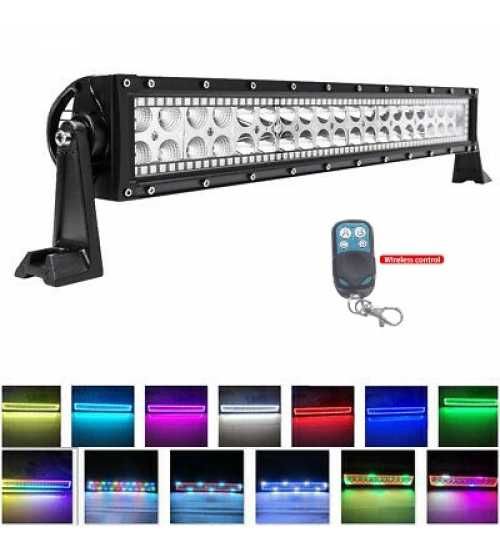 Led Bar Auto DRL RGB Telecomanda, Blitz, Flah Alimentare 12/24 V CREE