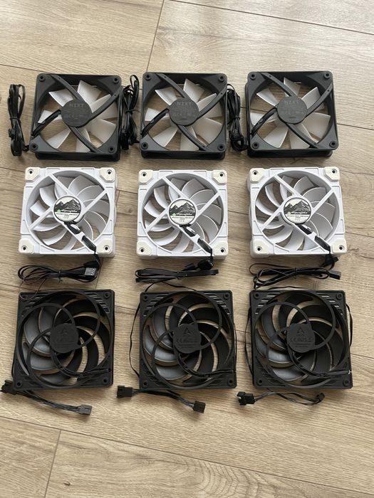 Ventilatoare PC Gaming Set NZXT Alpenfoehn Arctic ARGB PWM