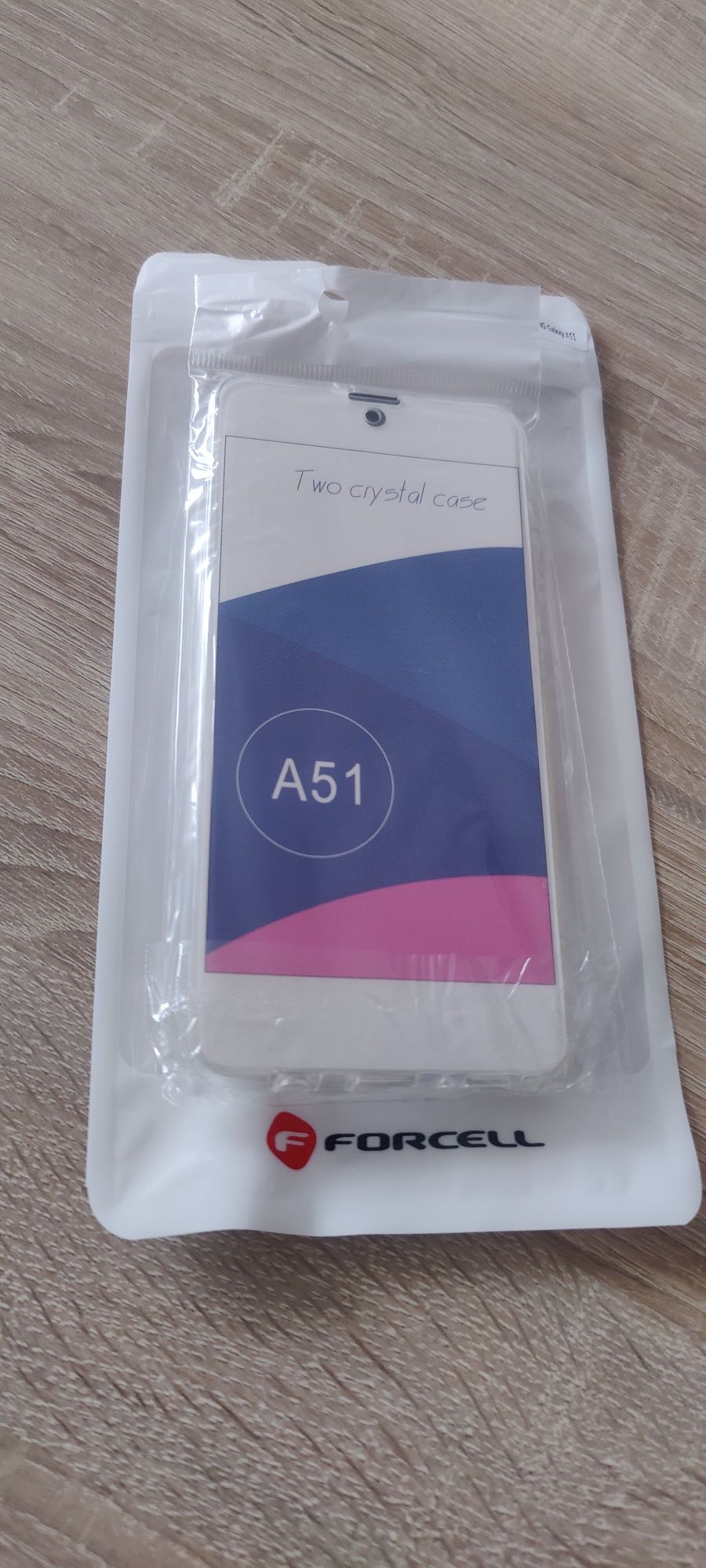 Husa SAMSUNG Galaxy A51 full cover 360 (fața+spate) transparentă