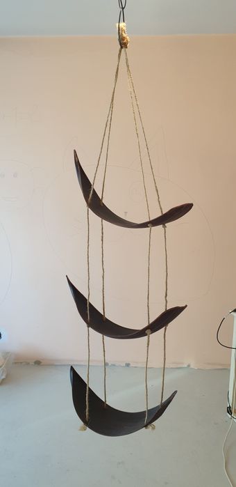 Suport etajera accesoriu decorațiune cocos Franța 1950