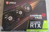 Placa Video MSI  RTX 3070 GAMING X  de 8GB GDDR6X -cutie