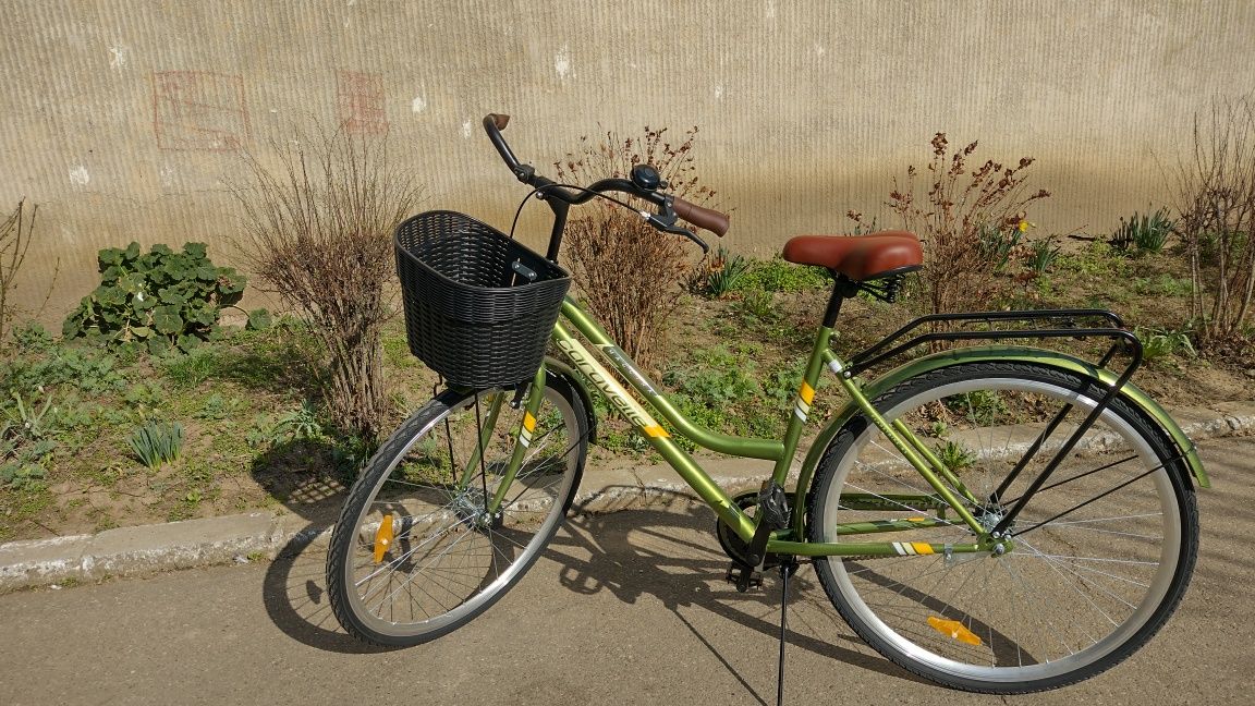 Bicicleta dama de oras, verde. Noua