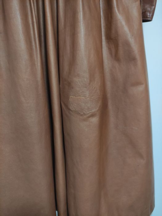 Haina piele blana naturala Lux ZILLI