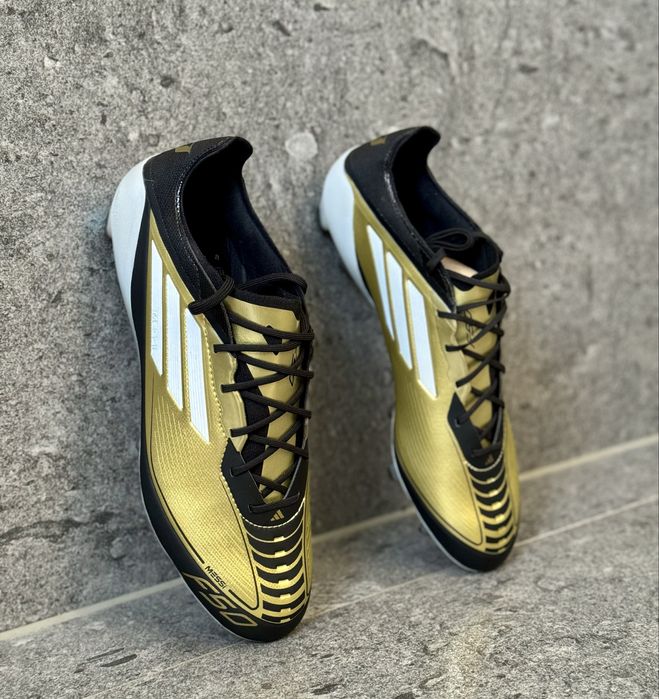 Ghete fotbal adidas F50 Messi Elite FG gold edition