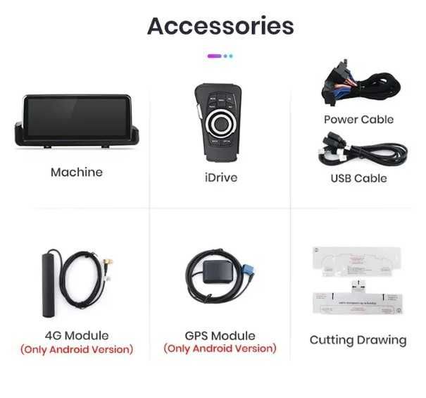 Navigatie  Android BMW Seria 3 E90 Android , JOYSTICK