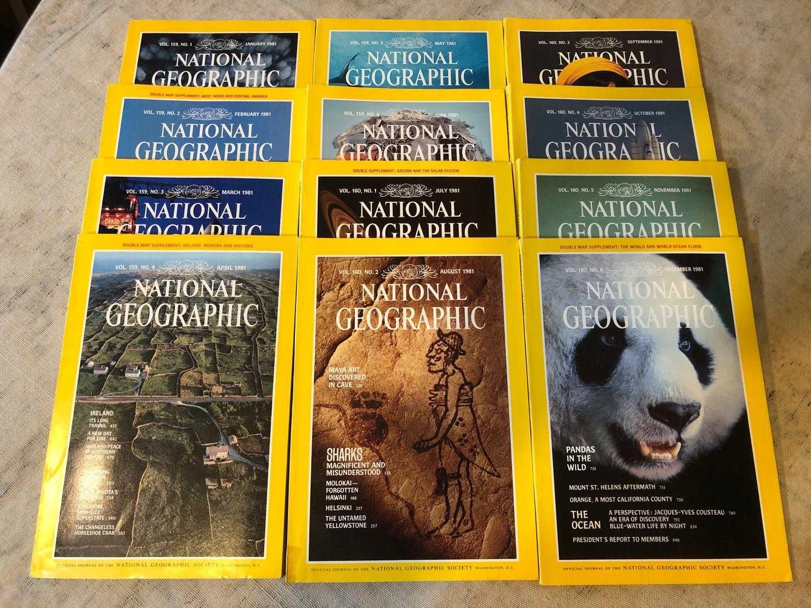 Revista National Geographic, anii 1981-1984