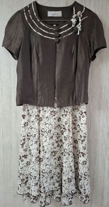 Rochie fără mâneci+sacou