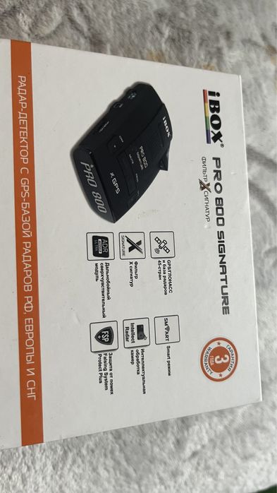 Продам радар детектор ibox pro 800 signature
