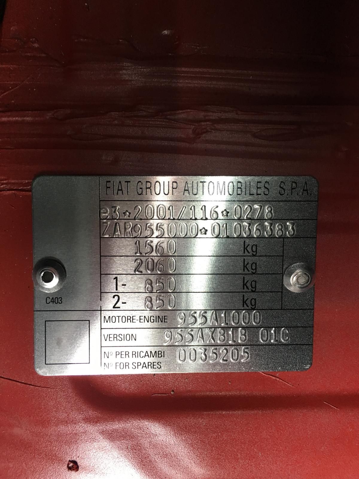 Vand Alfa Romeo Mito