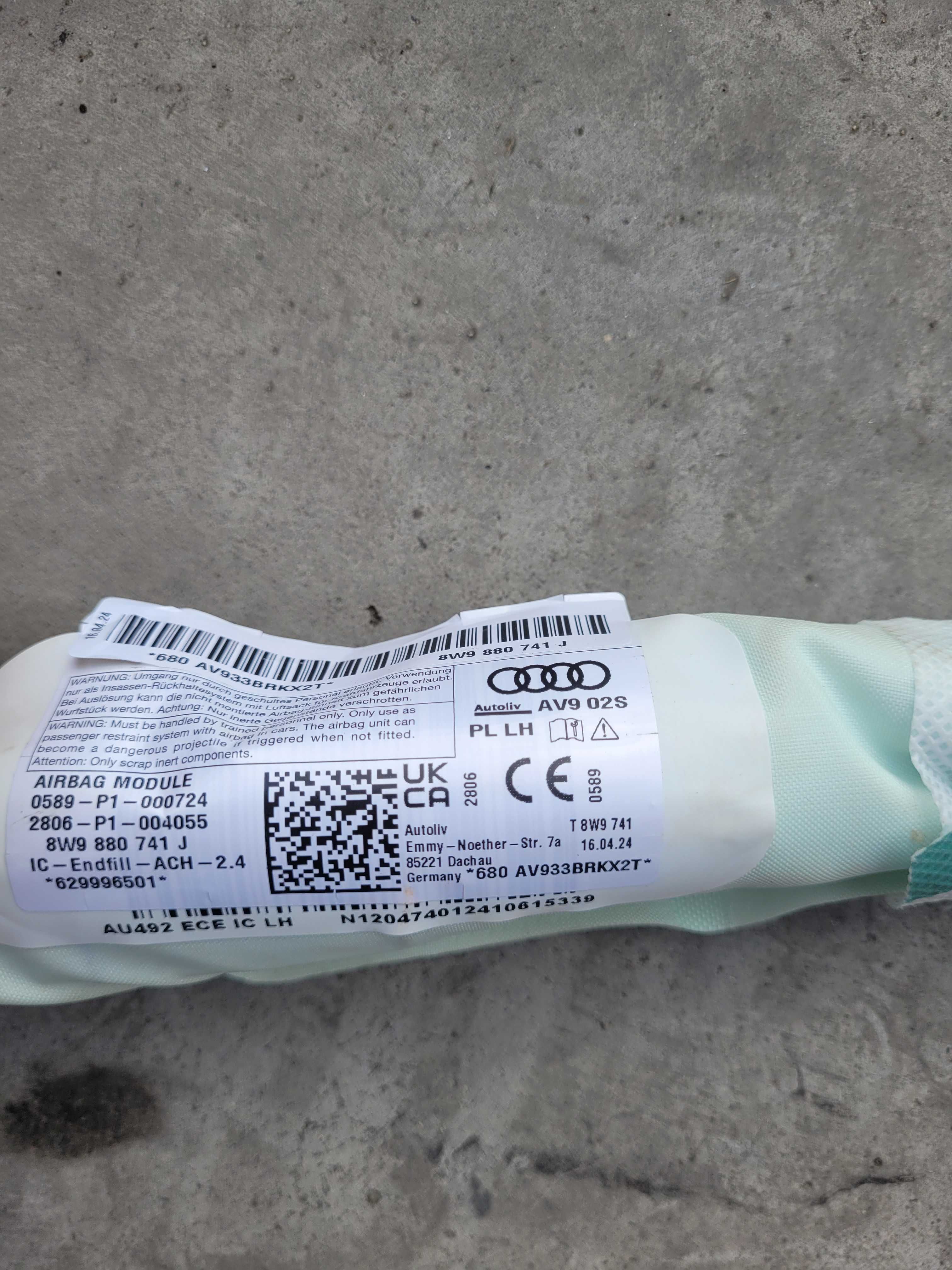 Airbag cortina stanga dreapta Audi A4 B9 Avant