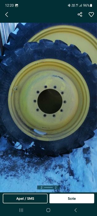 Roti tractor înguste